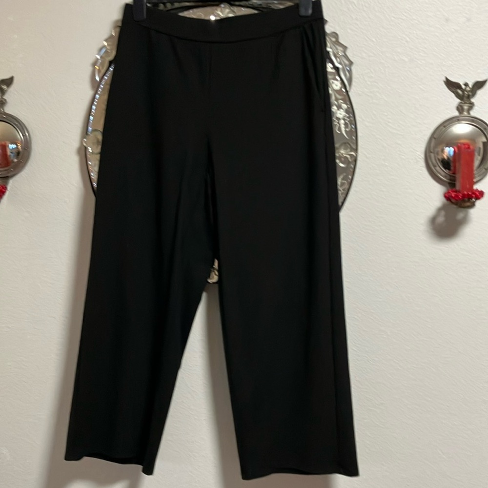 Eileen Fischer Wide Leg Cropped Slacks